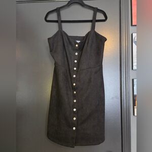 Black Button-Down Dress